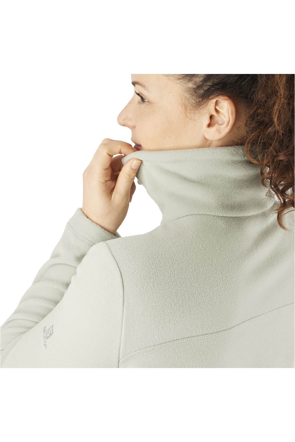 Salomon forro polar mujer Salomon SNTIAL COSY FLEECE FZ W vista detalle Salomon forro polar mujer Salomon SNTIAL COSY FLEECE FZ W vista detalle