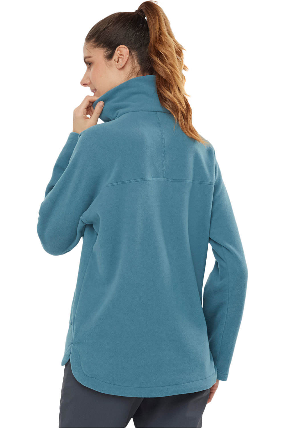 Salomon forro polar mujer Salomon SNTIAL COSY FLEECE HZ W vista trasera Salomon forro polar mujer Salomon SNTIAL COSY FLEECE HZ W vista trasera