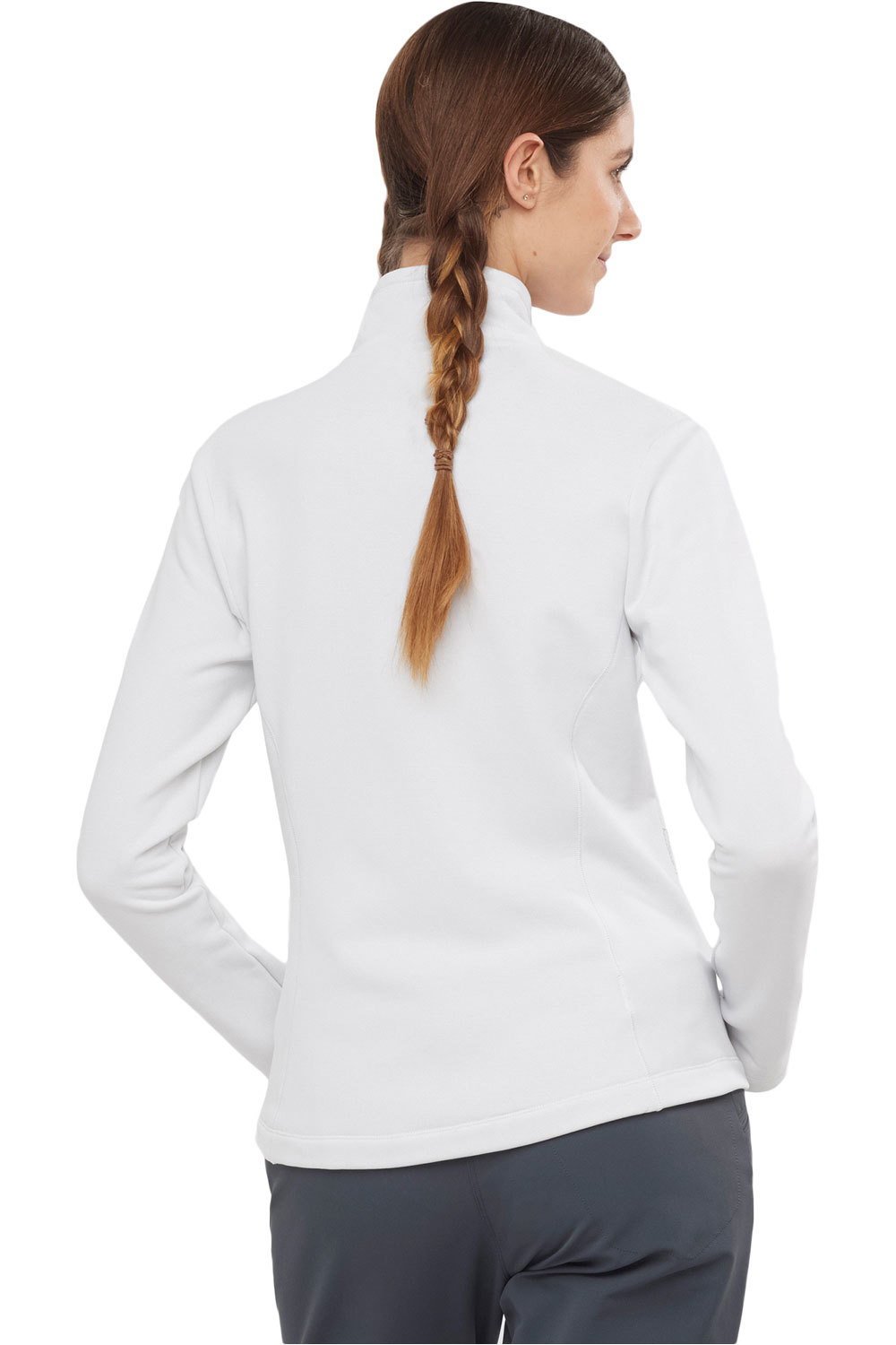 Salomon forro polar mujer Salomon SNTIAL WARM FZ FLEECE W vista trasera Salomon forro polar mujer Salomon SNTIAL WARM FZ FLEECE W vista trasera