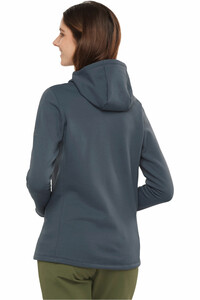 Salomon forro polar mujer Salomon SNTIAL XWARM HOODIE W vista trasera Salomon forro polar mujer Salomon SNTIAL XWARM HOODIE W vista trasera