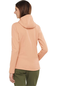 Salomon forro polar mujer Salomon SNTIAL XWARM HOODIE W vista trasera Salomon forro polar mujer Salomon SNTIAL XWARM HOODIE W vista trasera