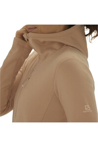Salomon forro polar mujer Salomon SNTIAL XWARM HOODIE W vista detalle Salomon forro polar mujer Salomon SNTIAL XWARM HOODIE W vista detalle