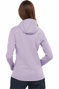 Salomon forro polar mujer Salomon SNTIAL XWARM HOODIE W vista trasera Salomon forro polar mujer Salomon SNTIAL XWARM HOODIE W vista trasera