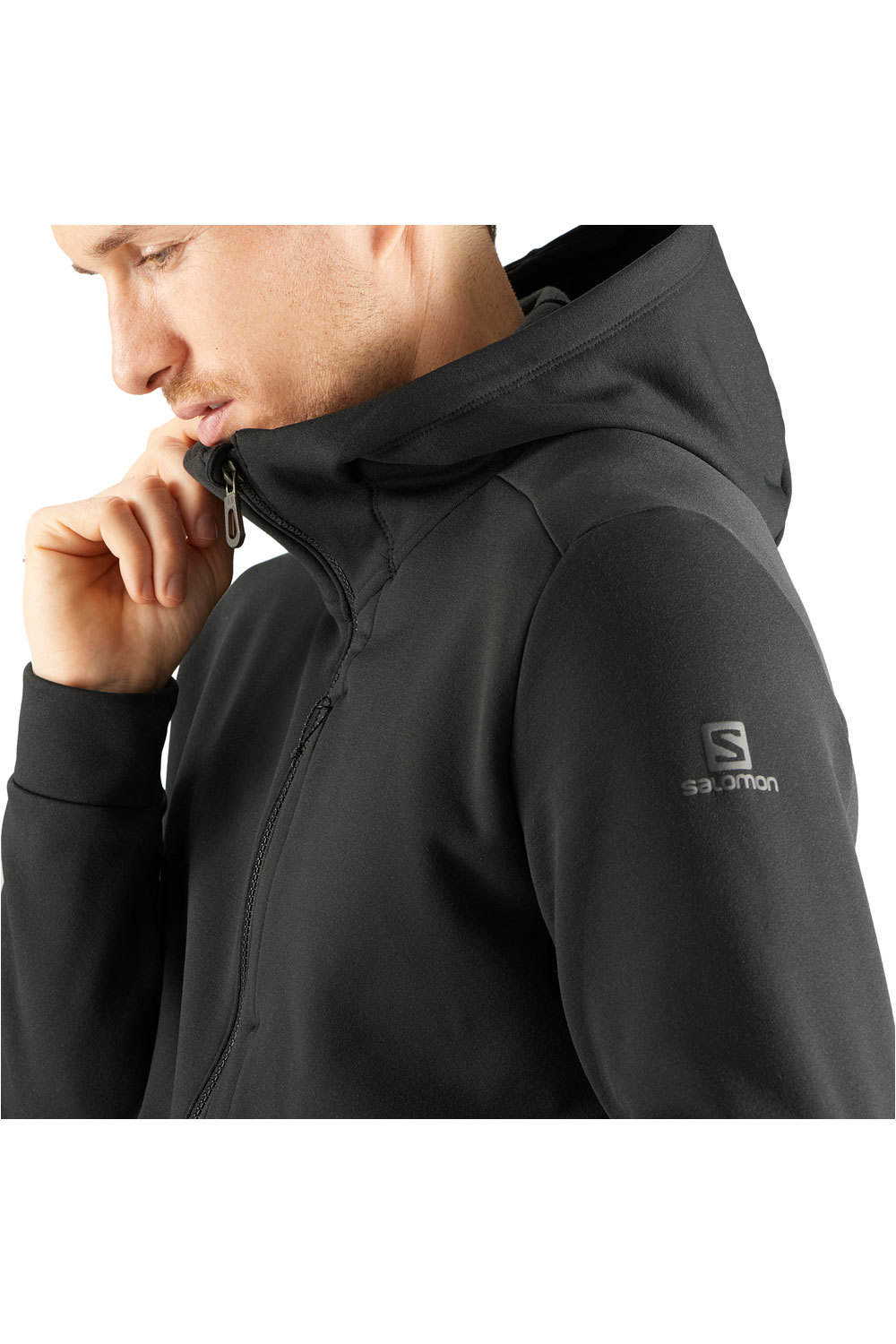 Salomon forro polar hombre Salomon SNTIAL WARM FLEECE FZ M 03 Salomon forro polar hombre Salomon SNTIAL WARM FLEECE FZ M 03