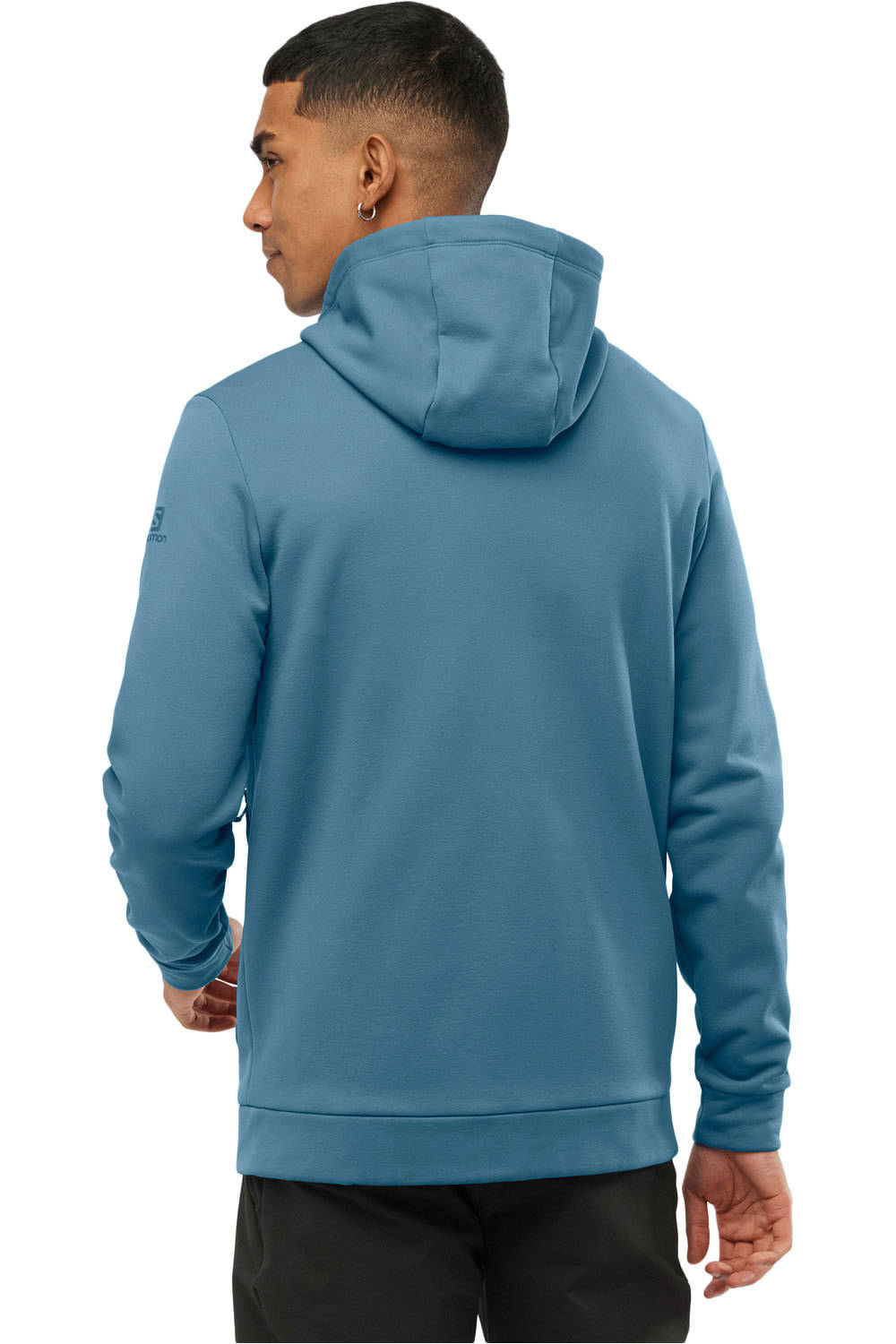 Salomon forro polar hombre Salomon SNTIAL WARM FLEECE FZ M vista trasera Salomon forro polar hombre Salomon SNTIAL WARM FLEECE FZ M vista trasera