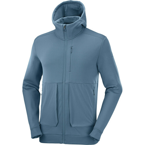 SALOMON SNTIAL WARM FLEECE FZ M azul