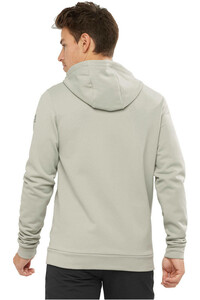 Salomon forro polar hombre Salomon SNTIAL WARM FLEECE FZ M vista trasera Salomon forro polar hombre Salomon SNTIAL WARM FLEECE FZ M vista trasera