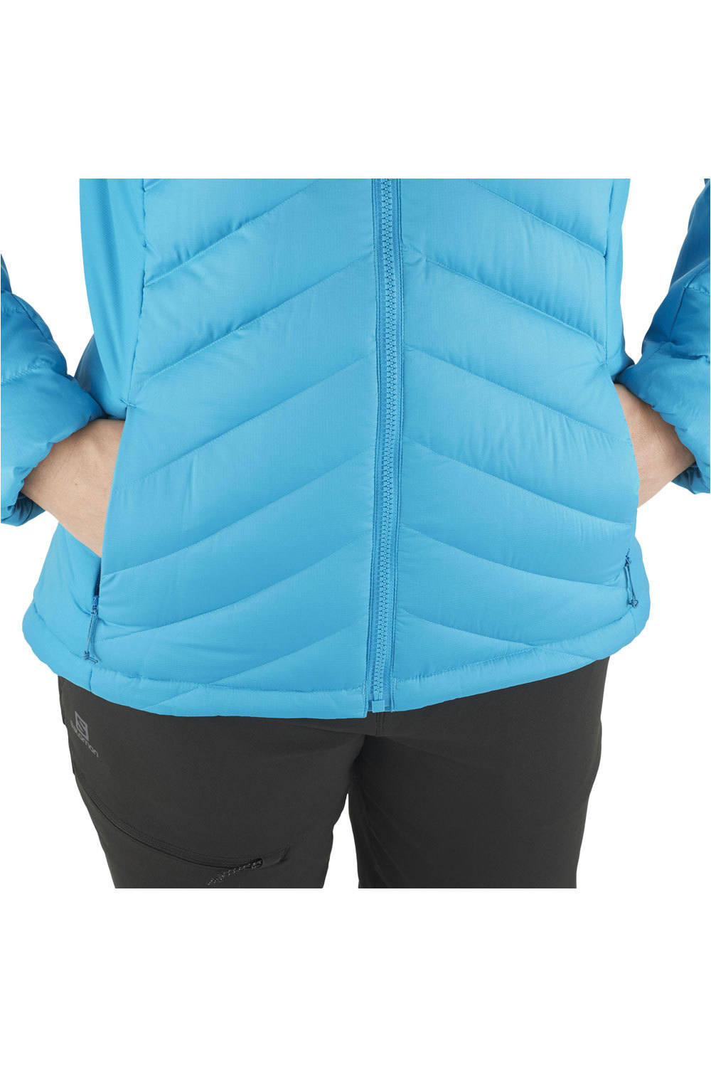 Salomon chaqueta outdoor mujer Salomon TRANSITION DOWN JACKET W vista detalle Salomon chaqueta outdoor mujer Salomon TRANSITION DOWN JACKET W vista detalle
