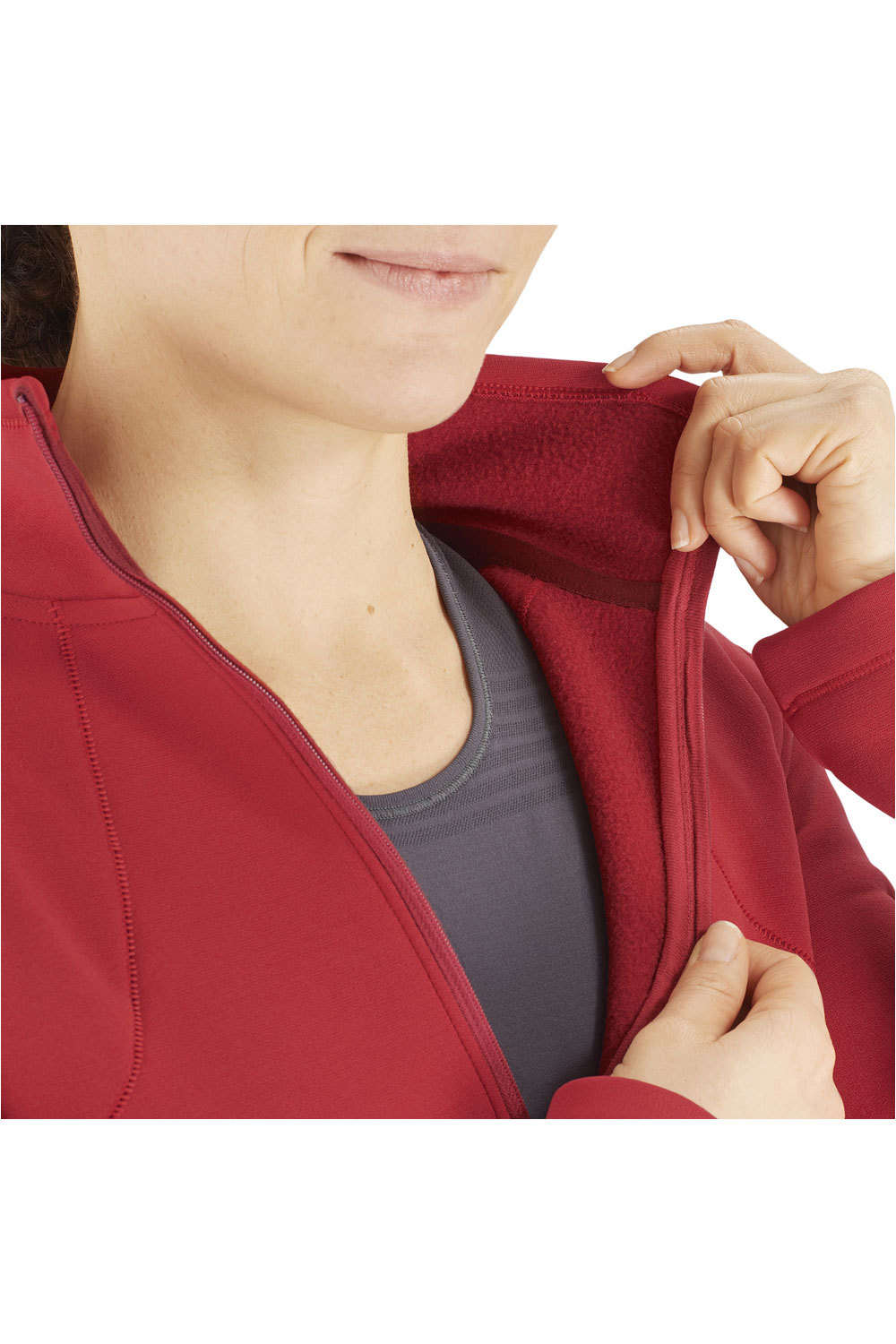 Salomon forro polar mujer Salomon TRANSITION HZ W vista detalle Salomon forro polar mujer Salomon TRANSITION HZ W vista detalle