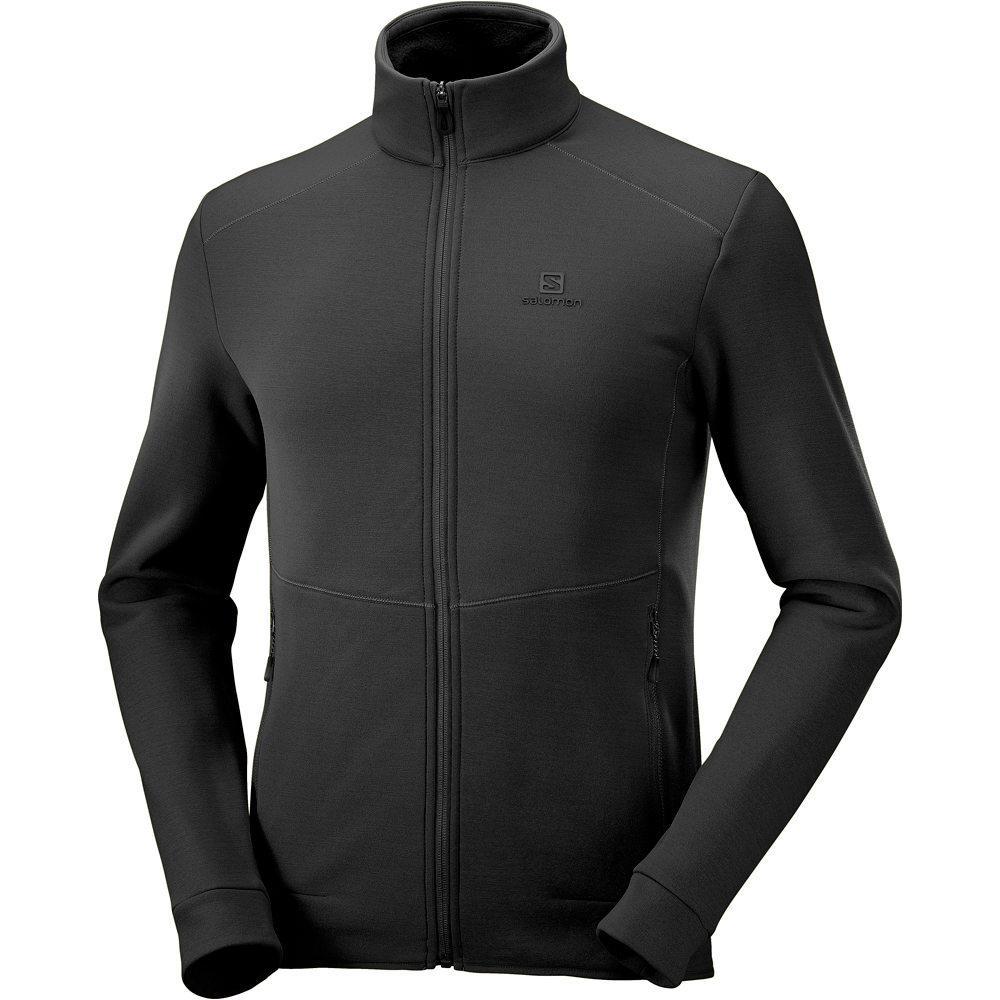 Salomon forro polar hombre Salomon RADIANT FZ M vista detalle Salomon forro polar hombre Salomon RADIANT FZ M vista detalle