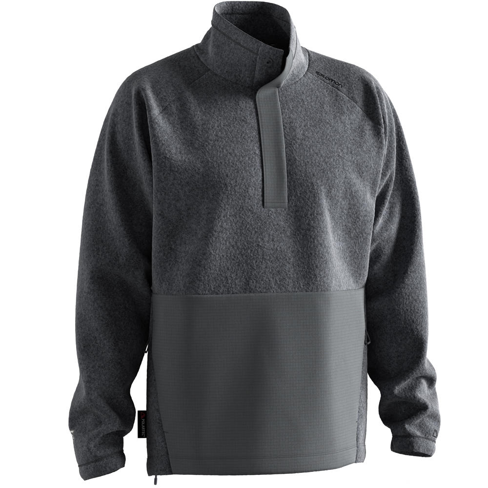 Salomon forro polar hombre Salomon OUTLIFE MOD POLARTEC HZ U vista frontal Salomon forro polar hombre Salomon OUTLIFE MOD POLARTEC HZ U vista frontal
