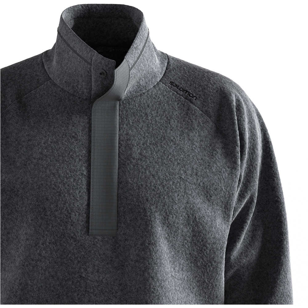 Salomon forro polar hombre Salomon OUTLIFE MOD POLARTEC HZ U vista detalle Salomon forro polar hombre Salomon OUTLIFE MOD POLARTEC HZ U vista detalle