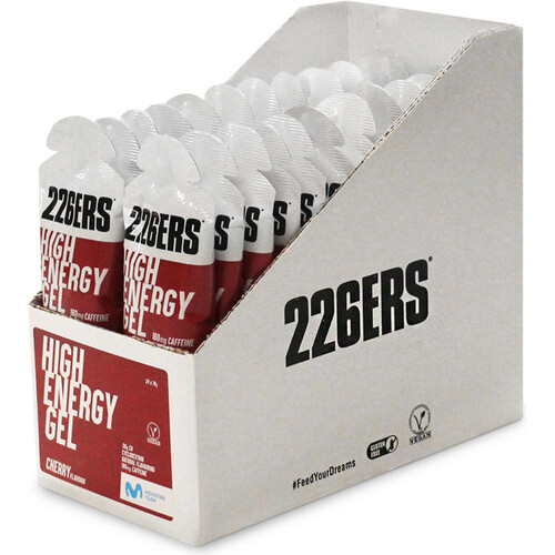 226ERS CAJA HIGH ENERGY GEL CAFFEINE CHERRY