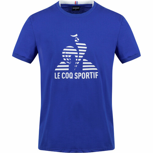 LE COQ SPORTIF RAYURES TEE SS N1 M azul
