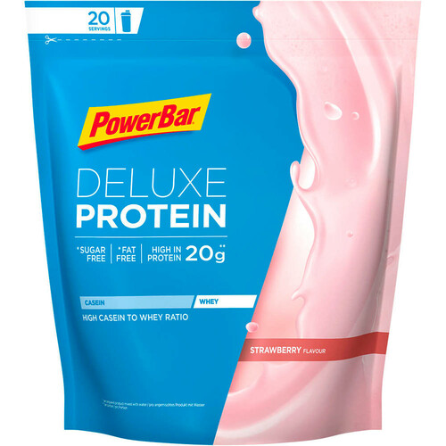 POWERBAR PROTEIN DELUXE STRAWBERRY BOLSA 500GR
