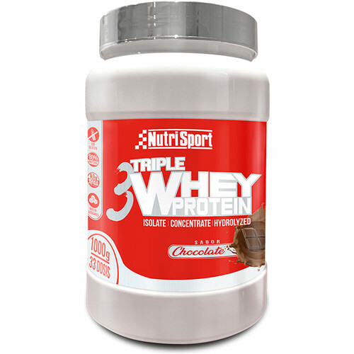 NUTRISPORT TRIPLE WHEY PROTEIN  CHOCO 1000G