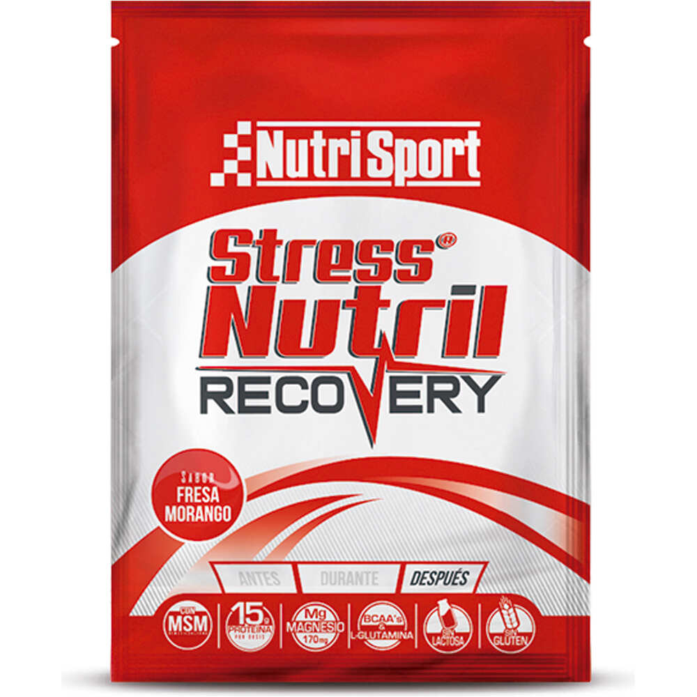 Nutrisport Recuperacion Nutrisport STRESNUTRIL 20sob FRESA vista frontal Nutrisport Recuperacion Nutrisport STRESNUTRIL 20sob FRESA vista frontal