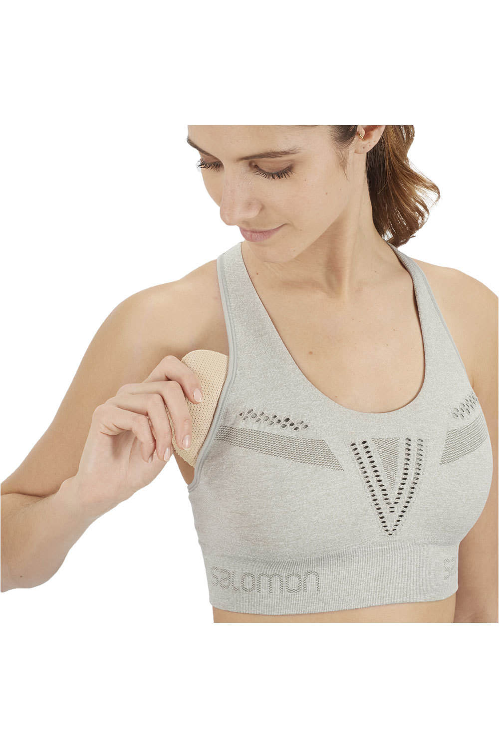 Salomon body running mujer Salomon ELEVATE MOVE ON BRA W vista detalle Salomon body running mujer Salomon ELEVATE MOVE ON BRA W vista detalle