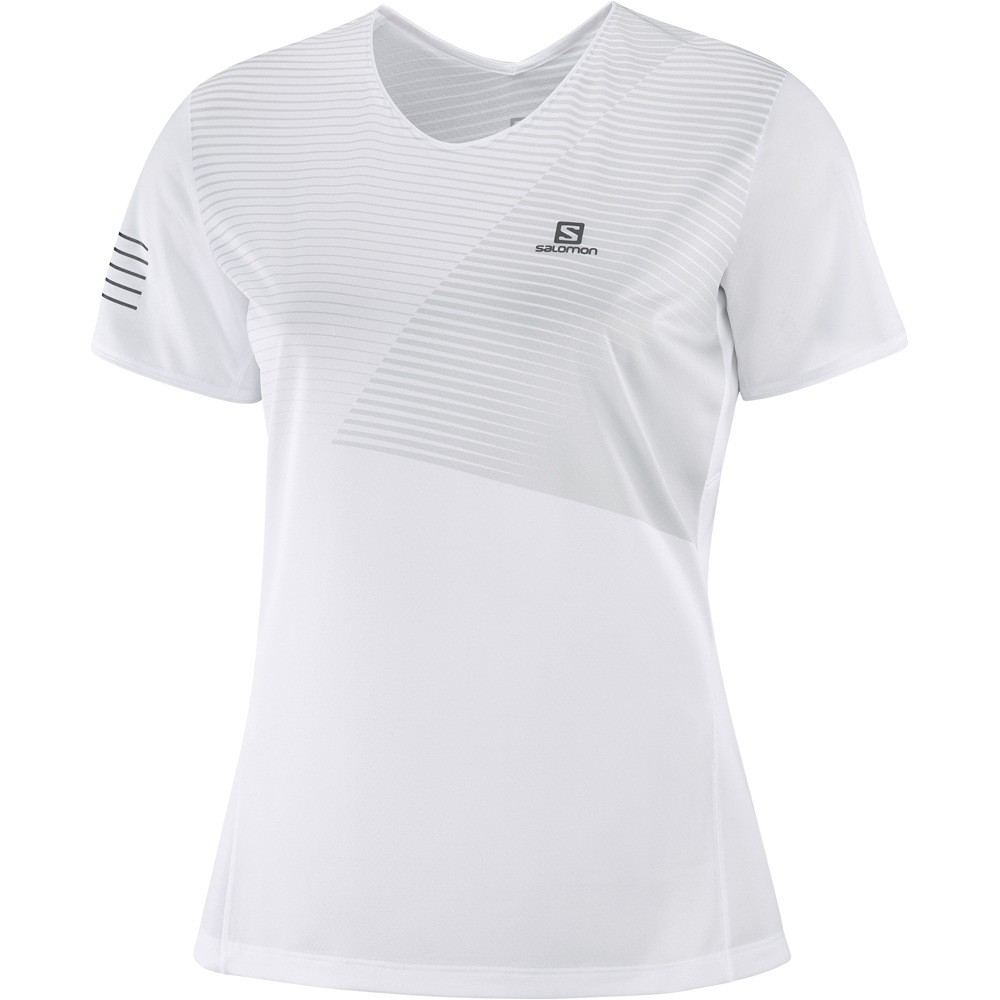 Salomon camiseta entrenamiento manga corta mujer Salomon SENSE TEE W vista detalle Salomon camiseta entrenamiento manga corta mujer Salomon SENSE TEE W vista detalle