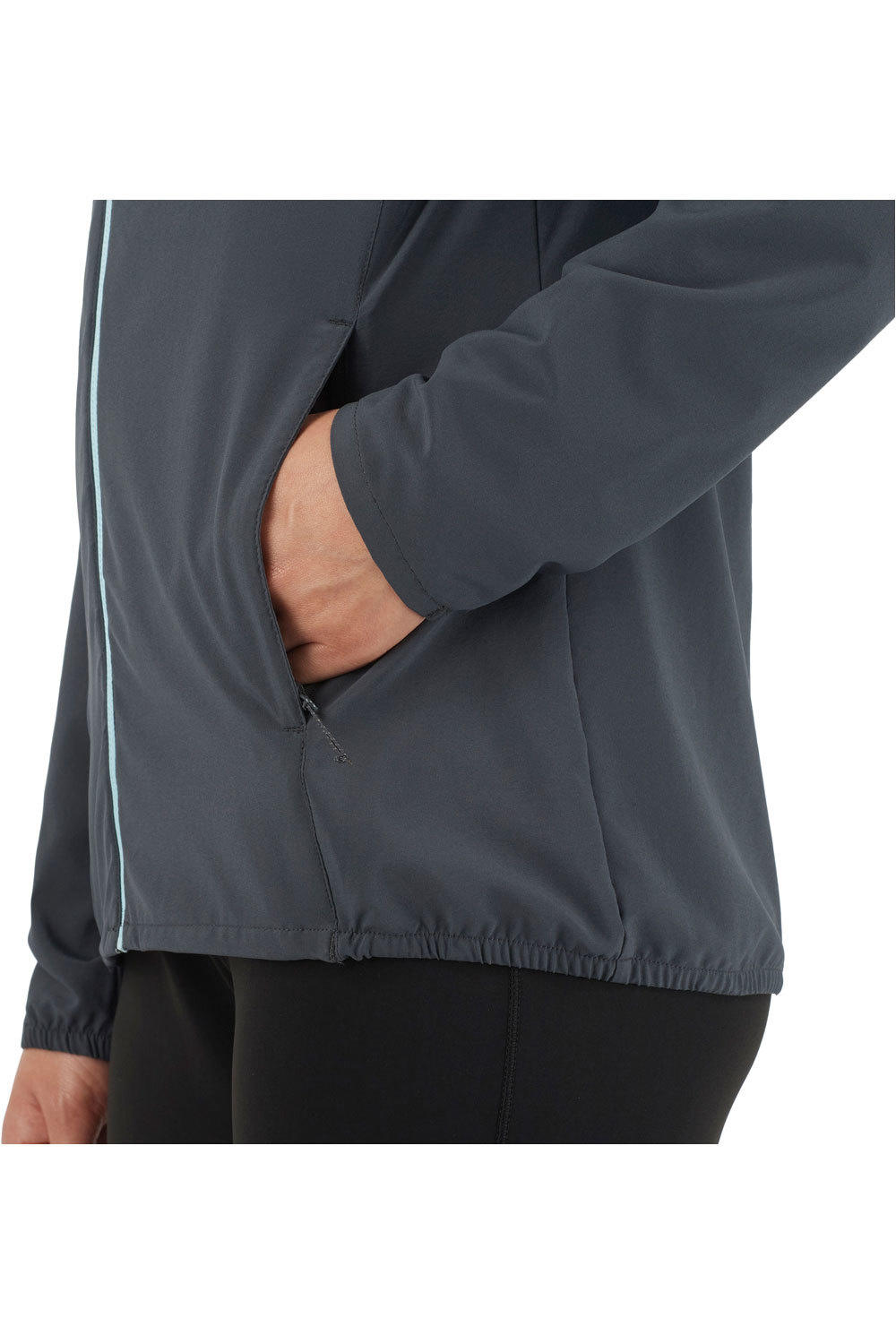 Salomon CHAQUETA TRAIL RUNNING MUJER Salomon AGILE FZ HOODIE W 03 Salomon CHAQUETA TRAIL RUNNING MUJER Salomon AGILE FZ HOODIE W 03