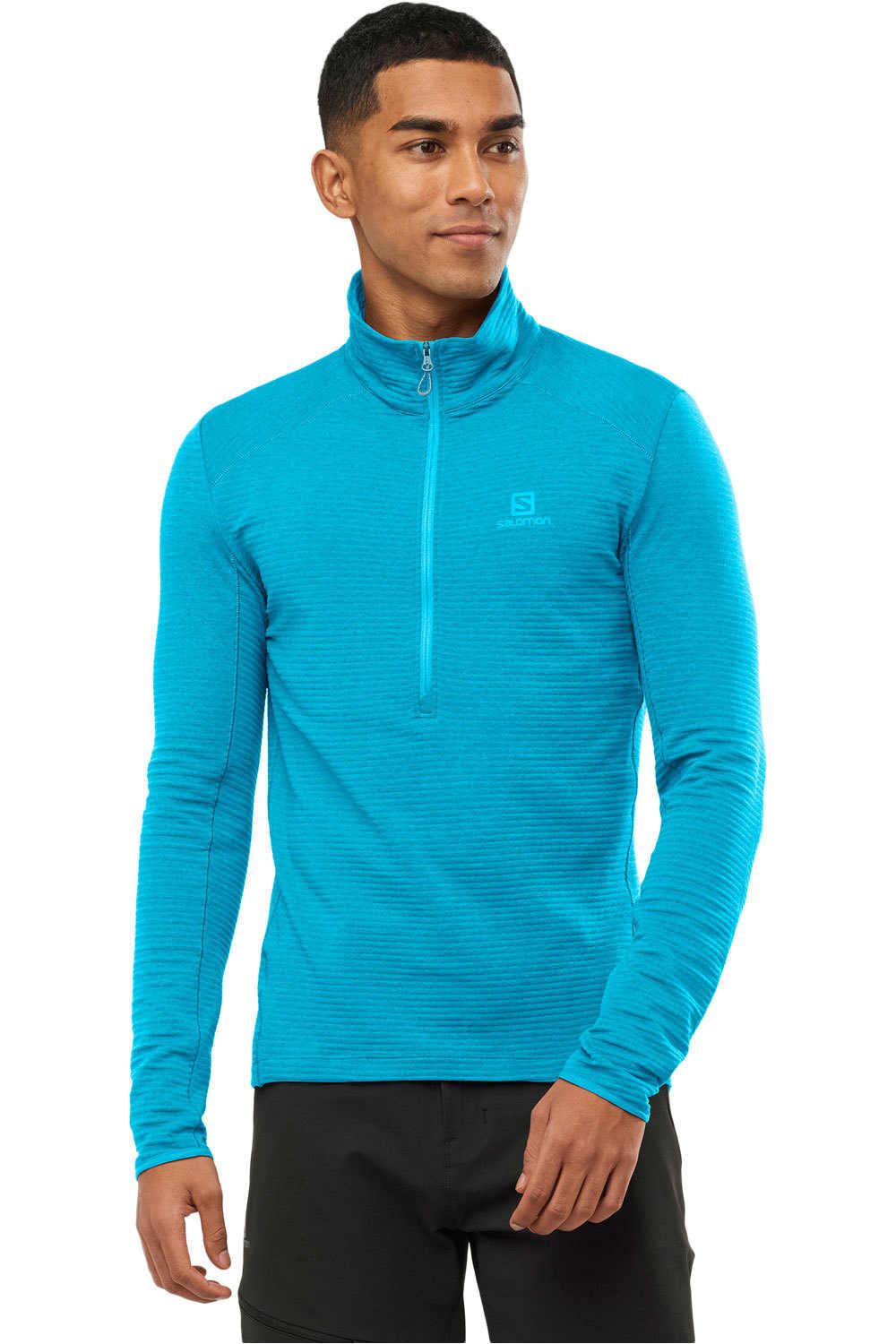 Salomon camisetas trail running manga larga hombre Salomon OUTLINE HZ MID M vista frontal Salomon camisetas trail running manga larga hombre Salomon OUTLINE HZ MID M vista frontal
