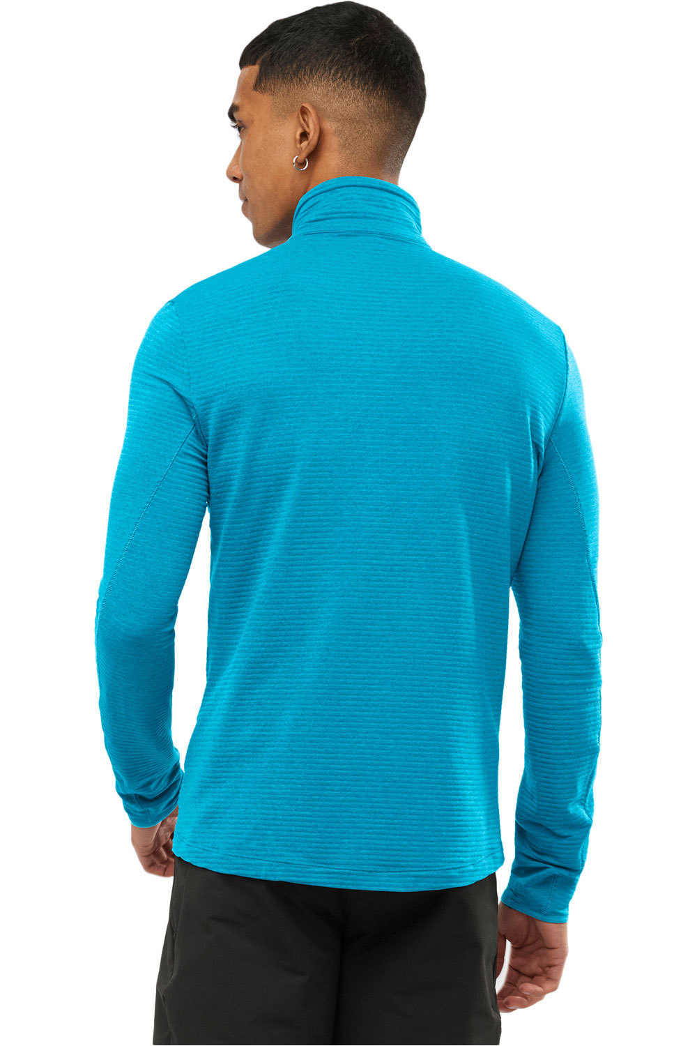 Salomon camisetas trail running manga larga hombre Salomon OUTLINE HZ MID M vista trasera Salomon camisetas trail running manga larga hombre Salomon OUTLINE HZ MID M vista trasera