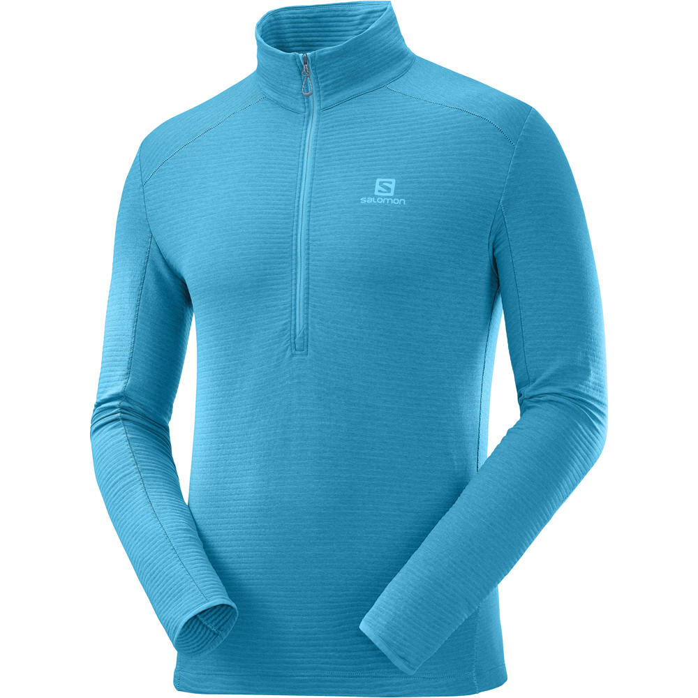 Salomon camisetas trail running manga larga hombre Salomon OUTLINE HZ MID M vista detalle Salomon camisetas trail running manga larga hombre Salomon OUTLINE HZ MID M vista detalle