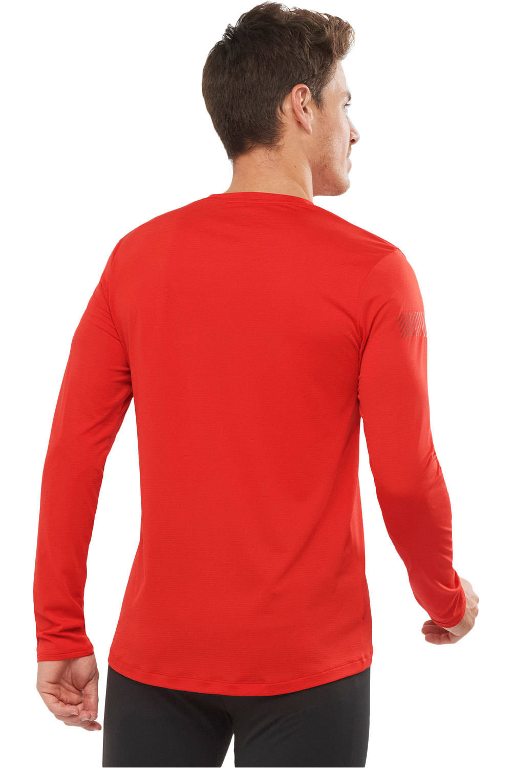 Salomon camisetas trail running manga larga hombre Salomon AGILE LS TEE M vista trasera Salomon camisetas trail running manga larga hombre Salomon AGILE LS TEE M vista trasera
