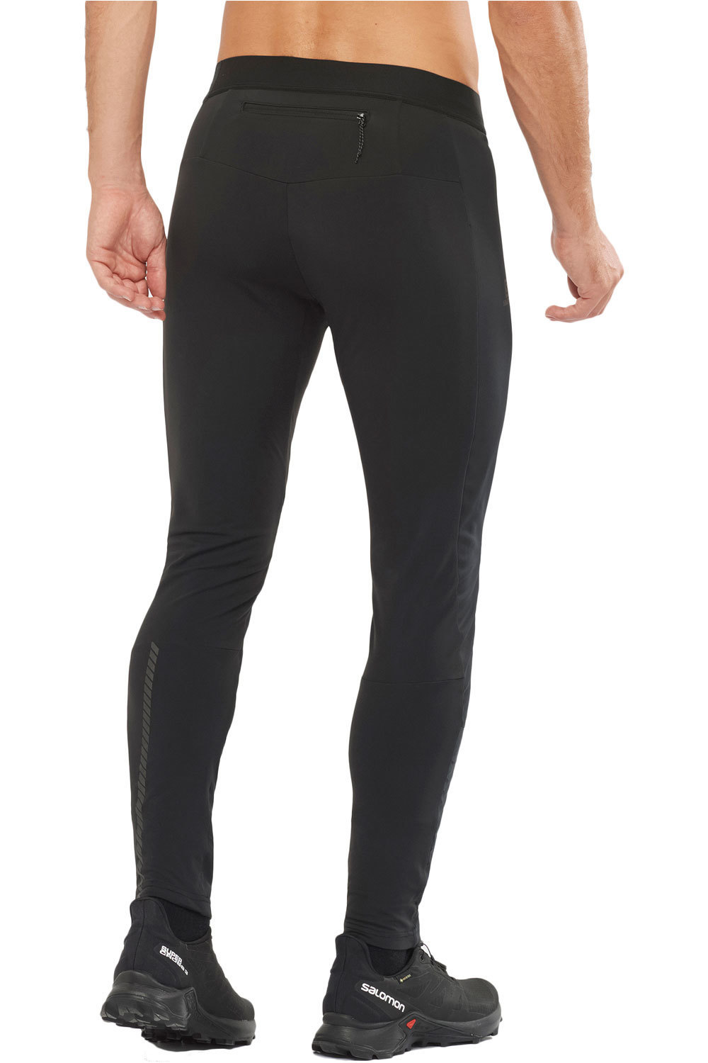Salomon malla trail running larga hombre Salomon GTX WS SSHELL TIGHT M NE vista trasera Salomon malla trail running larga hombre Salomon GTX WS SSHELL TIGHT M NE vista trasera