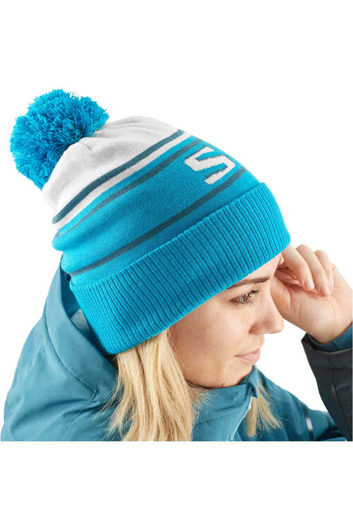 SALOMON HERITAGE BEANIE blanco