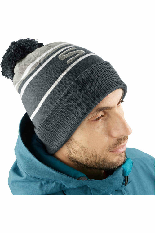 SALOMON HERITAGE BEANIE gris