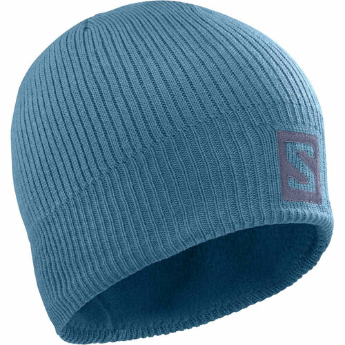 SALOMON LOGO BEANIE azul