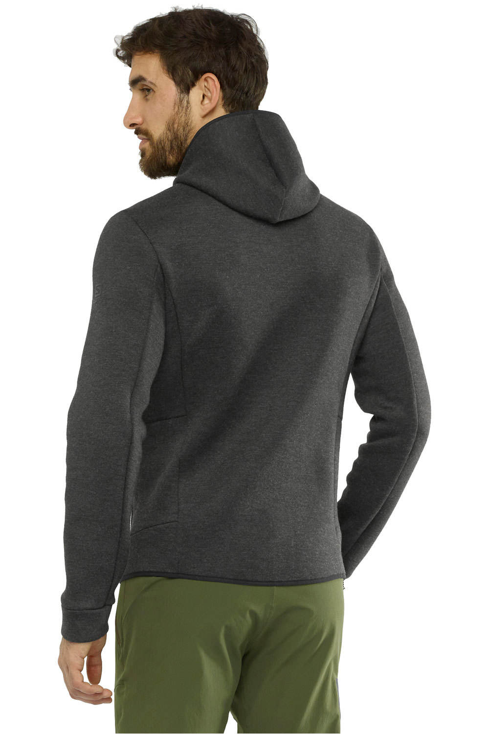 Salomon camisetas trail running manga larga hombre Salomon SIGHT HOODIE M vista trasera Salomon camisetas trail running manga larga hombre Salomon SIGHT HOODIE M vista trasera