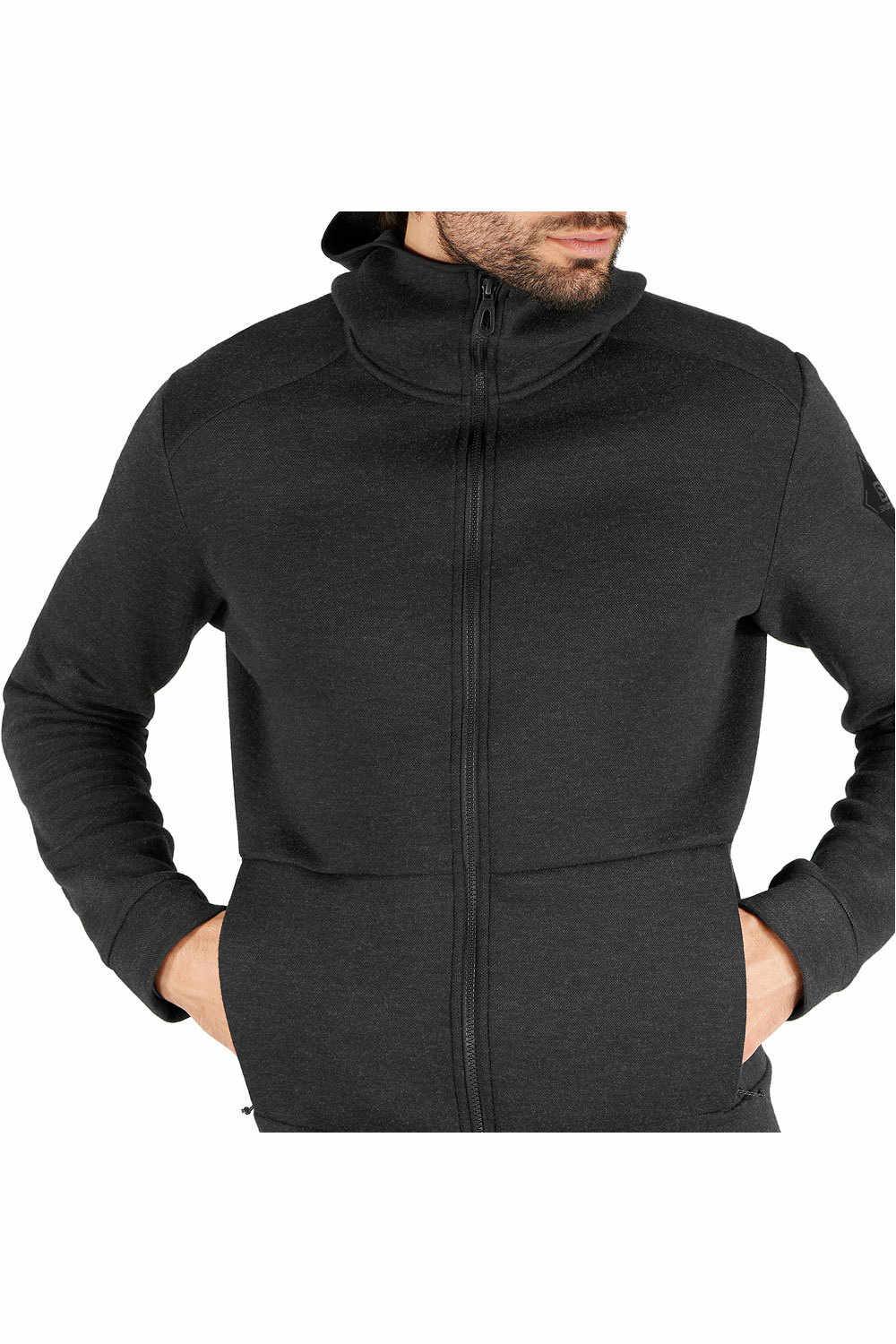 Salomon camisetas trail running manga larga hombre Salomon SIGHT HOODIE M vista detalle Salomon camisetas trail running manga larga hombre Salomon SIGHT HOODIE M vista detalle