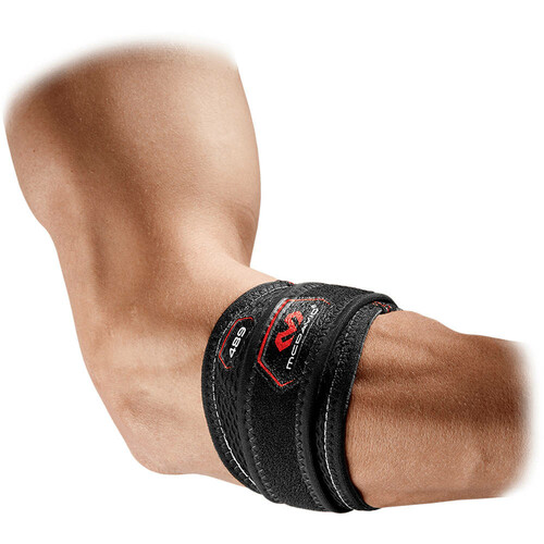 MCDAVID TENNIS ELBOW STRAP WITH PADS negro