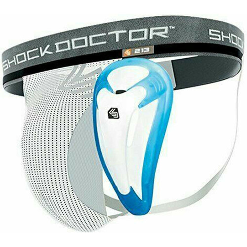 SHOCK DOCTOR CORE SUPPORTER WITH BIOFLEX CUP BOYS blanco