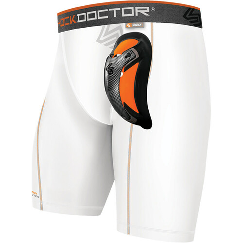 SHOCK DOCTOR ULTRAPRO COMPRESSION SHORT WITH ULTRA CARBON FLEX CUP BOYS L