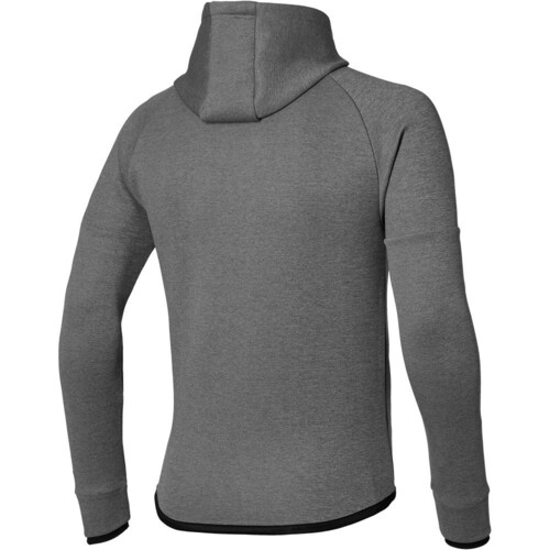 MIZUNO RB HOODED SWEAT JACKET (W) gris