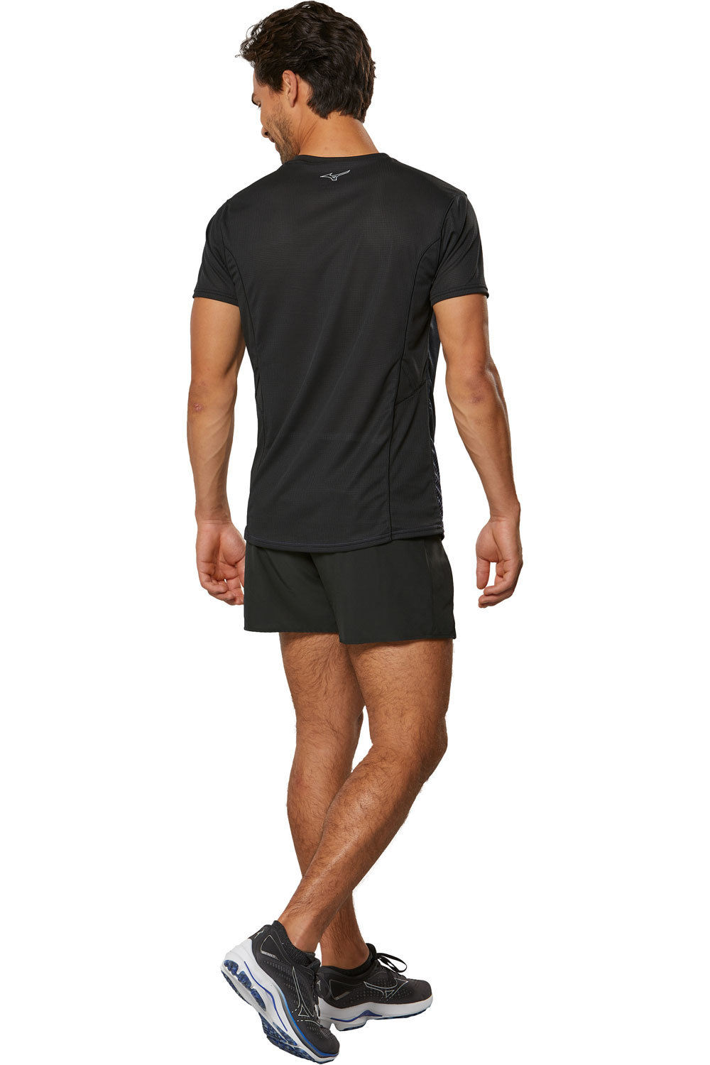 Mizuno camiseta técnica manga corta hombre Mizuno Aero Tee vista trasera Mizuno camiseta técnica manga corta hombre Mizuno Aero Tee vista trasera