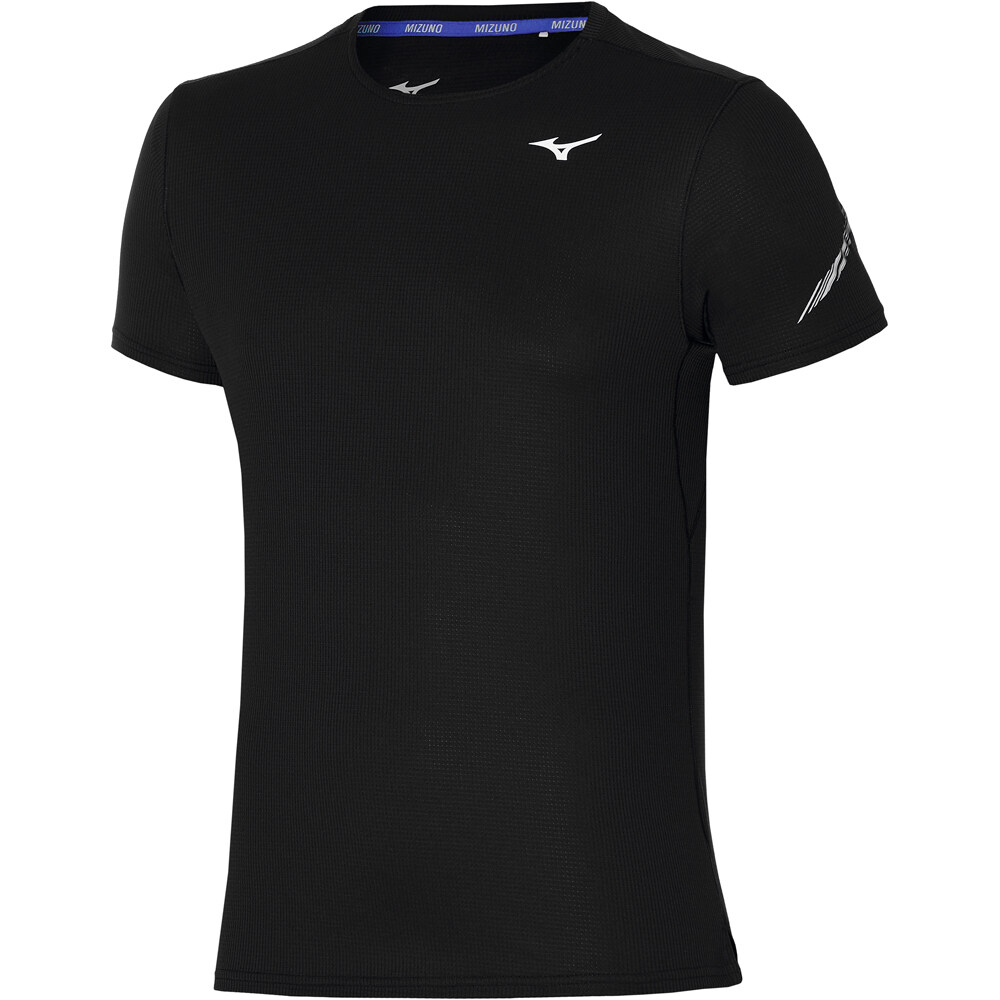 Mizuno camiseta técnica manga corta hombre Mizuno DryAeroflow Tee vista frontal Mizuno camiseta técnica manga corta hombre Mizuno DryAeroflow Tee vista frontal