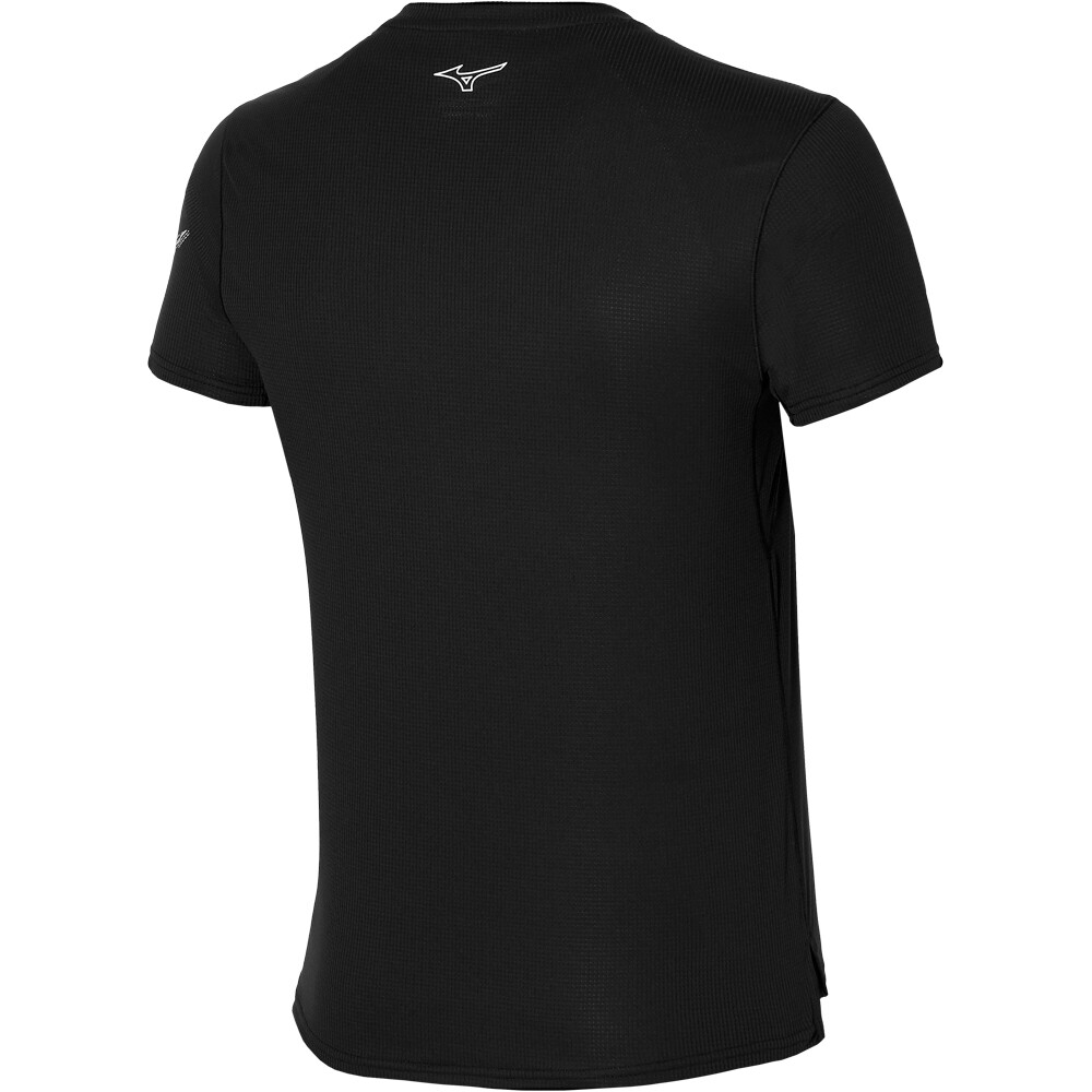 Mizuno camiseta técnica manga corta hombre Mizuno DryAeroflow Tee vista trasera Mizuno camiseta técnica manga corta hombre Mizuno DryAeroflow Tee vista trasera