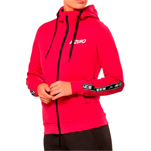 MIZUNO KATAKANA SWEAT JACKET (W) rojo