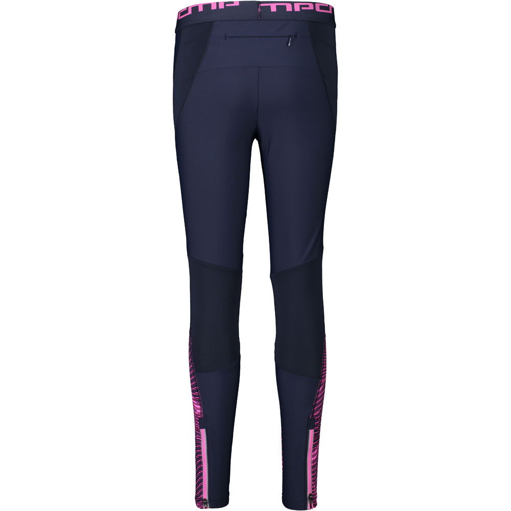 Cmp mallas trail running largas mujer Cmp WOMAN LONG TIGHTS vista trasera Cmp mallas trail running largas mujer Cmp WOMAN LONG TIGHTS vista trasera