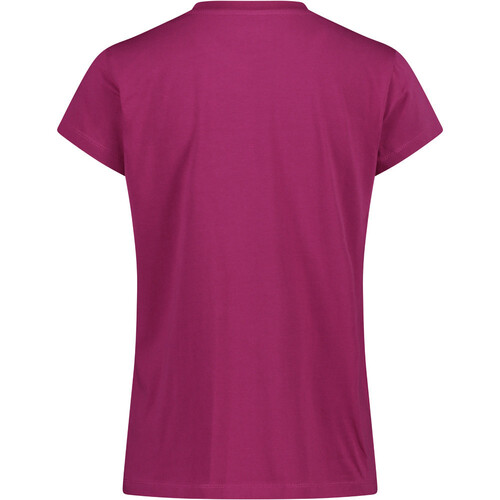 CMP WOMAN T-SHIRT rojo