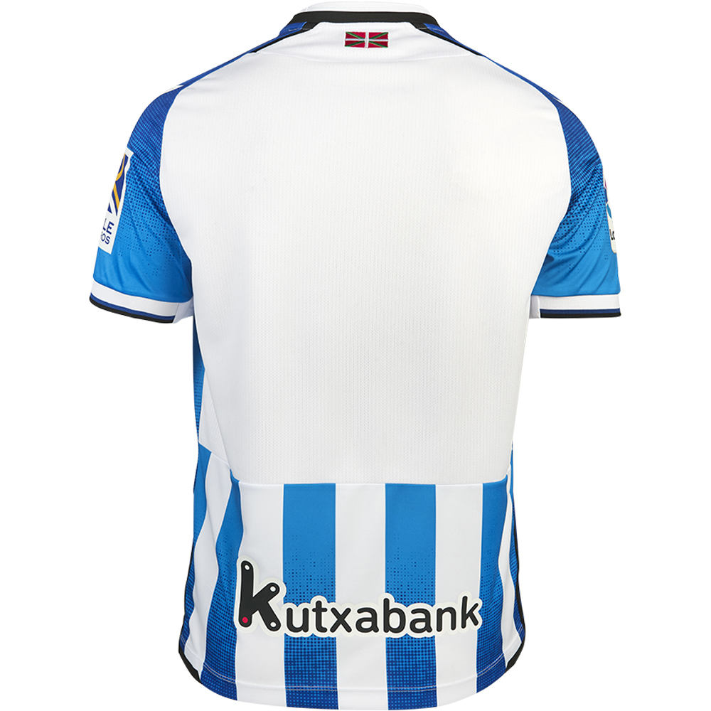 Real Sociedad camiseta de fútbol oficiales niño R.Sociedad R.SOCIEDAD 22 H JSY Y vista trasera Real Sociedad camiseta de fútbol oficiales niño R.Sociedad R.SOCIEDAD 22 H JSY Y vista trasera