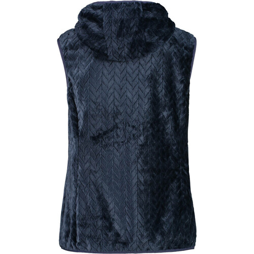 CMP WOMAN VEST FIX HOOD negro