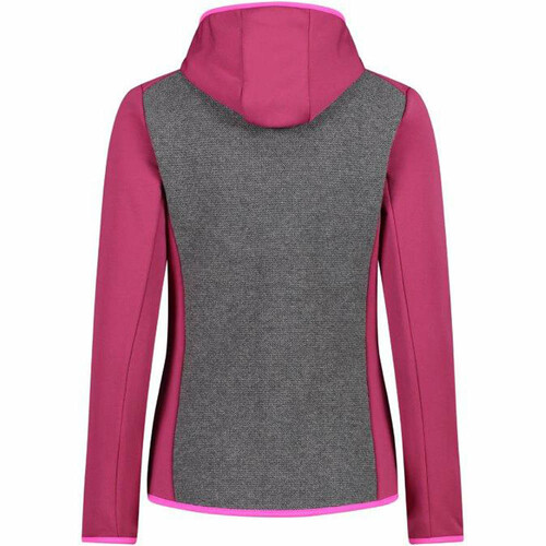 CMP WOMAN JACKET FIX HOOD RO rojo