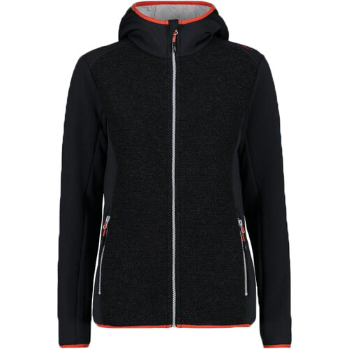 CMP WOMAN JACKET FIX HOOD AZ azul