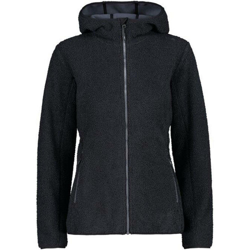 CMP WOMAN JACKET FIX HOOD negro