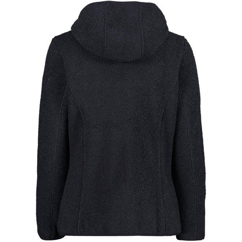 Cmp forro polar mujer Cmp WOMAN JACKET FIX HOOD vista trasera Cmp forro polar mujer Cmp WOMAN JACKET FIX HOOD vista trasera